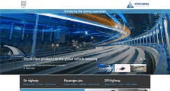 Desktop Screenshot of kongsbergautomotive.com